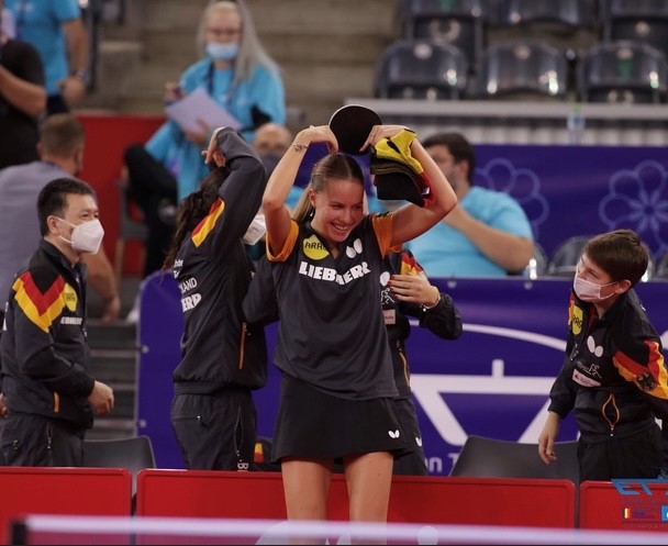 Annett Kaufmann EM 2021 after Lebosova victory